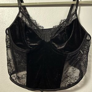 Black corset top